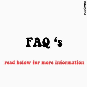 FAQ ‘s